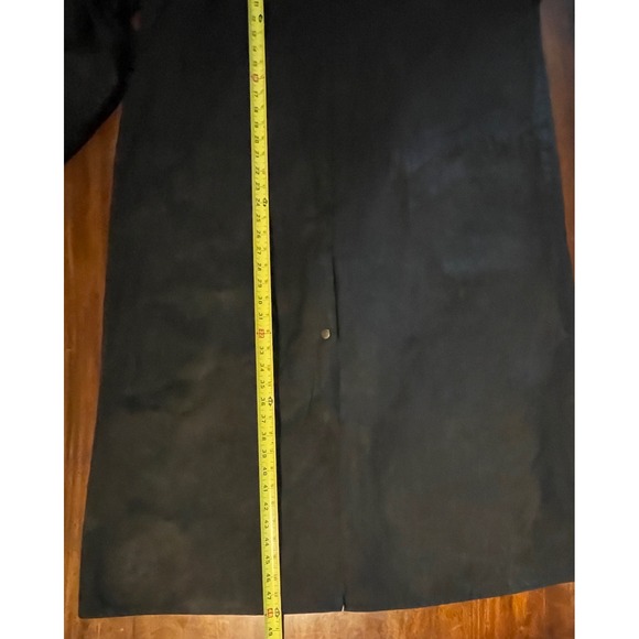 Outback Trading Co. Low Rider Duster Coat Long Rain Western Oilskin Jacket Large - Picture 9 of 13